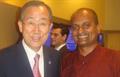 Guru Dileepji - Dileepkumar Thankappan _ Bn Ki Moon, UN SEC General